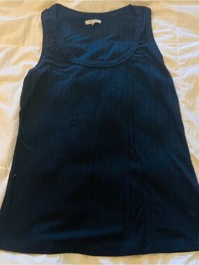 Maurices Black Knit Scoop Neck Tank Top